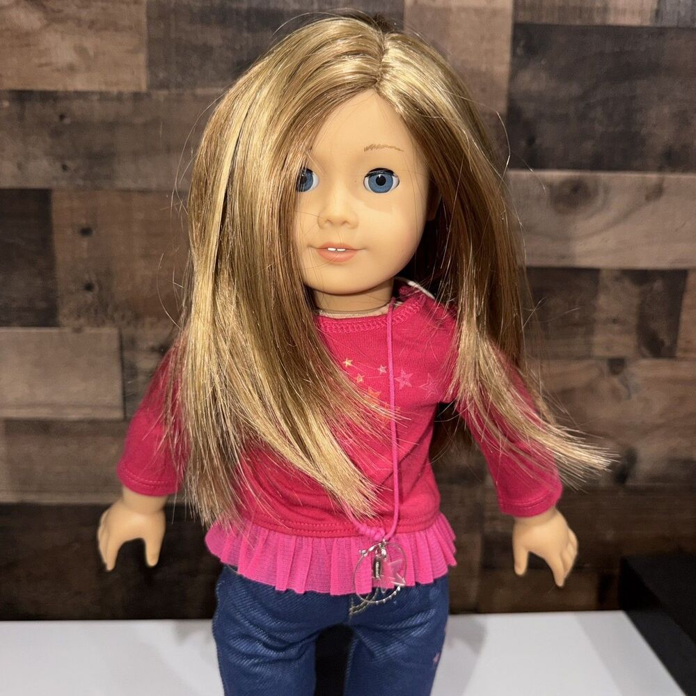 (Accessories included) American Girl Doll Truly Me #39 Blue Eyes Brown Hair